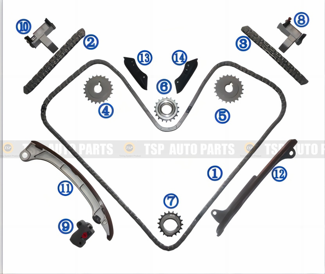 TK-TY021 Timing Chain Kit for TOYOTA
