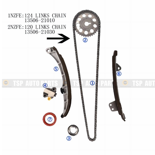 TK-TY015 Timing Chain Kit for TOYOTA