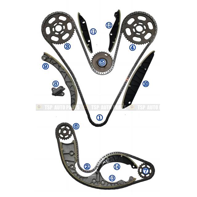 TK-AD015 Timing Chain Kit for AUDI A4/A5/A6/A7 etc