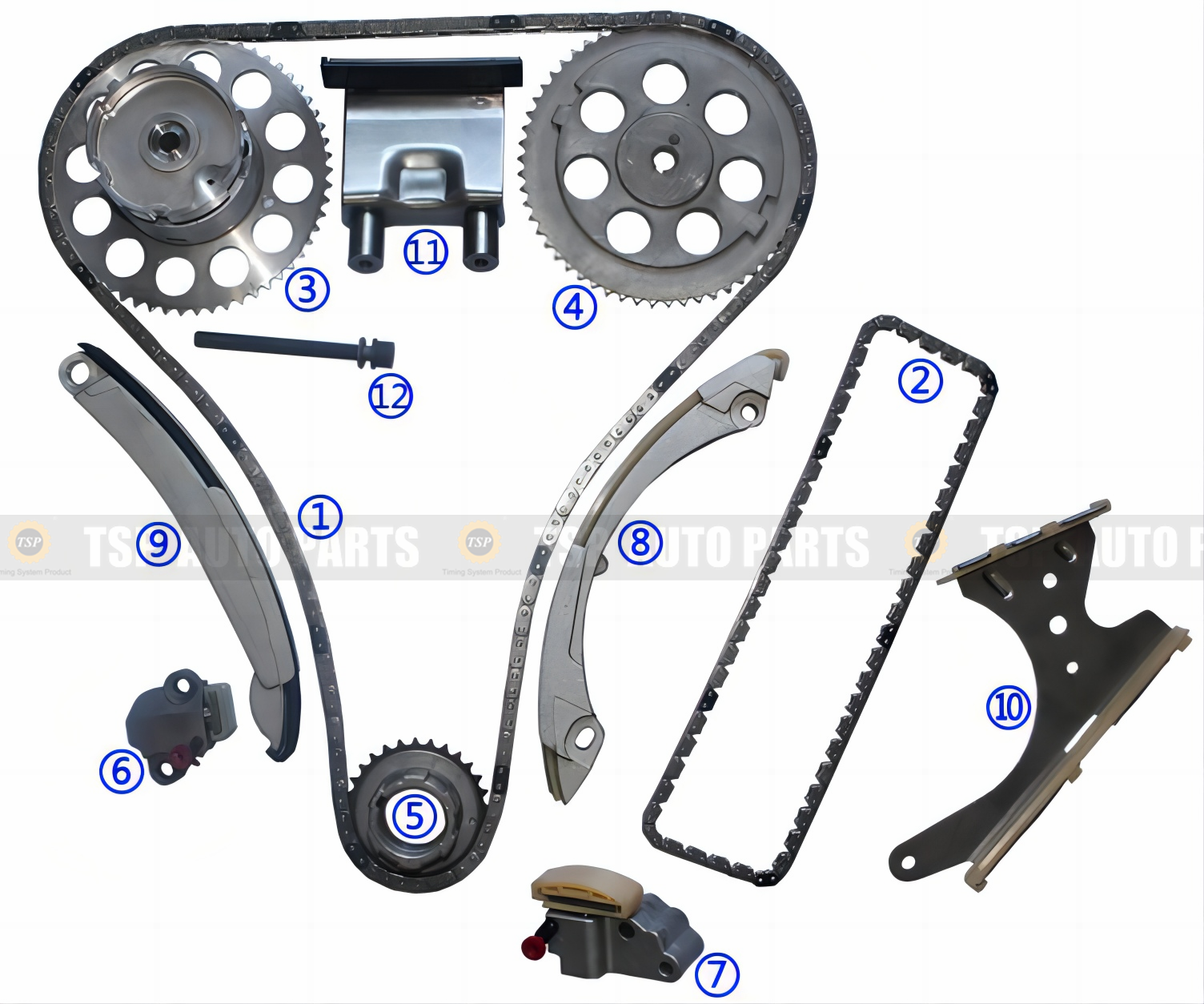 TK-IZ006 Timing Chain Kit for ISUZU Ascender
