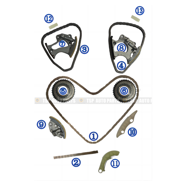 TK-AD025 Timing Chain Kit for AUDI Q7/A6/A7