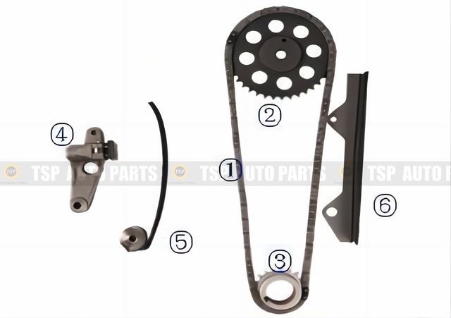 TK-IZ002 Timing Chain Kit for ISUZU 1.9L
