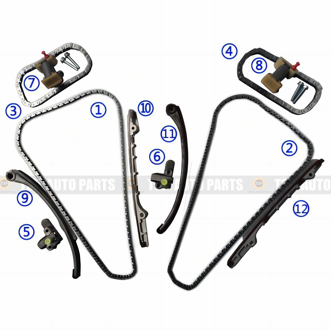 Timing Chain Kit For 09-15 Dodge Charger Durango Challenger 5.7L 6.4L