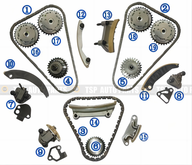 TK-AF005-V Timing Chain Kit for ALFA ROMEO Spider