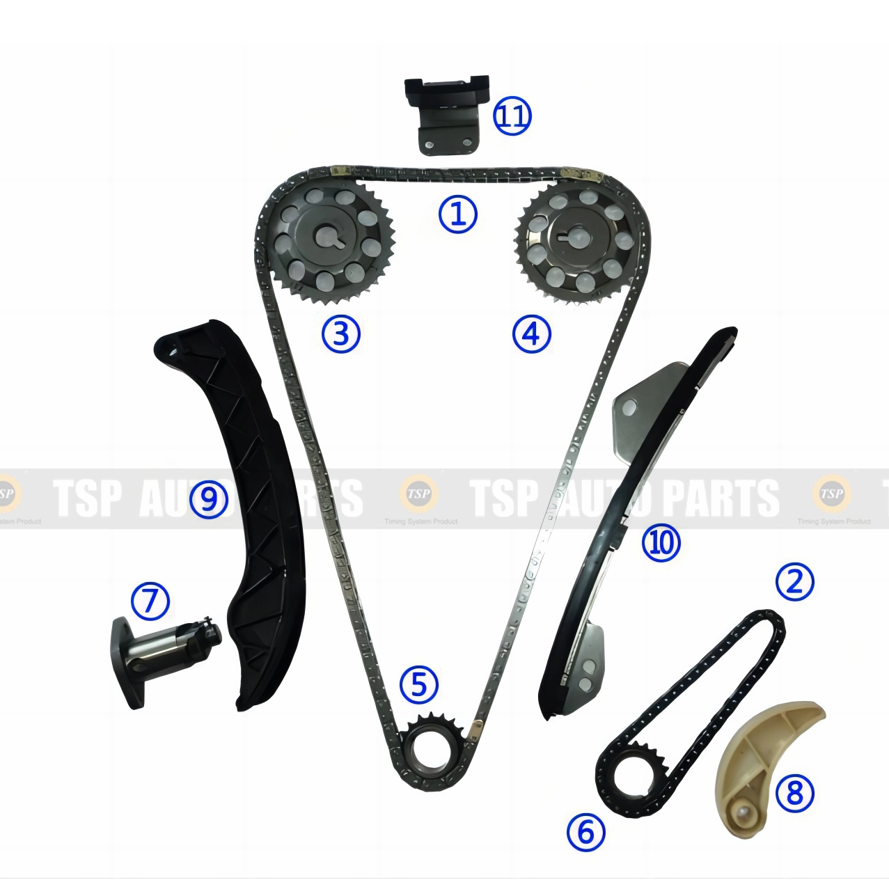 TK-TY016 Timing Chain Kit for TOYOTA from China manufacturer - TSP