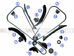 TK-HY014-1 Timing Chain Kit for HYUNDAI 3.3L 3.8L
