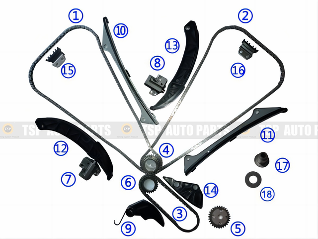 TK-HY014-1 Timing Chain Kit for HYUNDAI 3.3L 3.8L