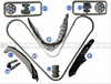 TK-LR006 Timing Chain Kit for LAND ROVER 4.4L
