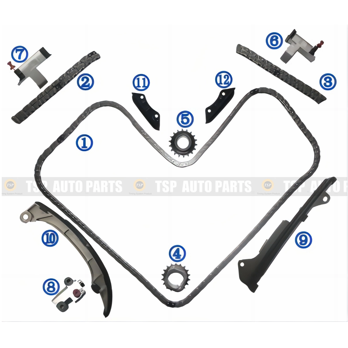 TK-TY023 Timing Chain Kit for TOYOTA from China manufacturer - TSP