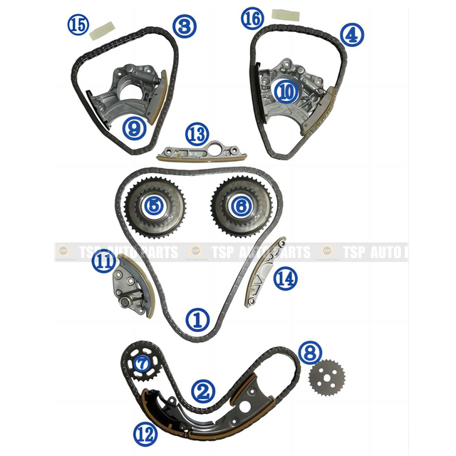 TK-AD016 Timing Chain Kit for AUDI A6L