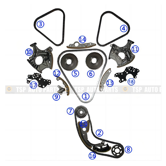 TK-AD010 Timing Chain Kit for AUDI A6/A4/A8