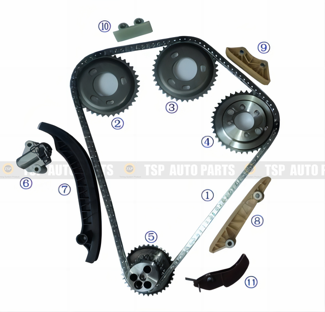 TK-LR010 Timing Chain Kit for LAND ROVER 2.4