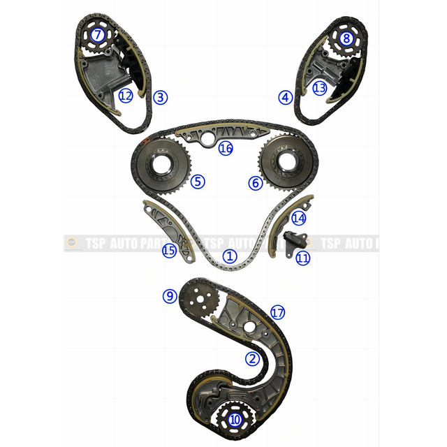 TK-VW022 Timing Chain Kit for beetle jetta passat