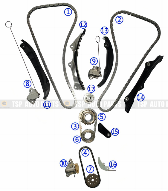 TK-JP012 Timing Chain Kit for JEEP 3.6L