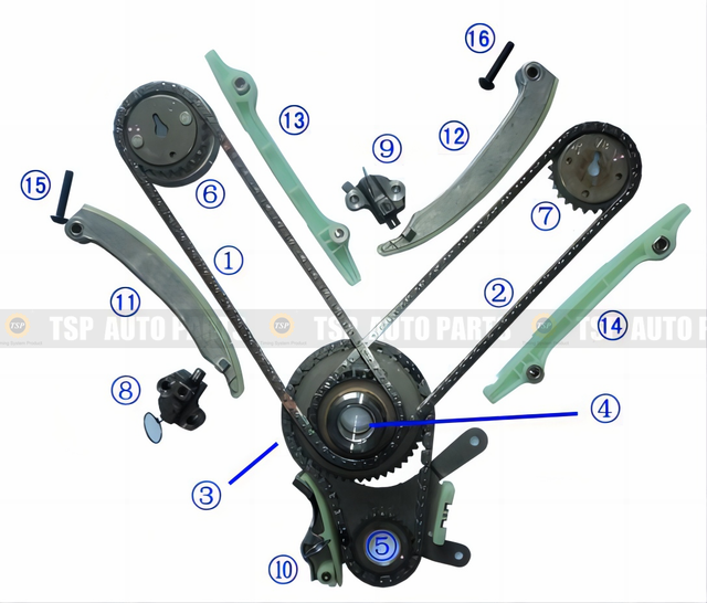 TK-JP011 Timing Chain Kit for JEEP 4.7L