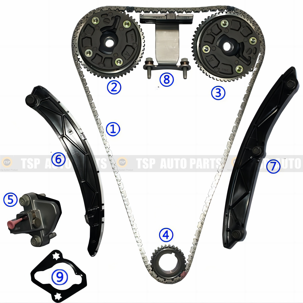 TK-BK020-V Timing Chain Kit for BUICK Lacross/Verano