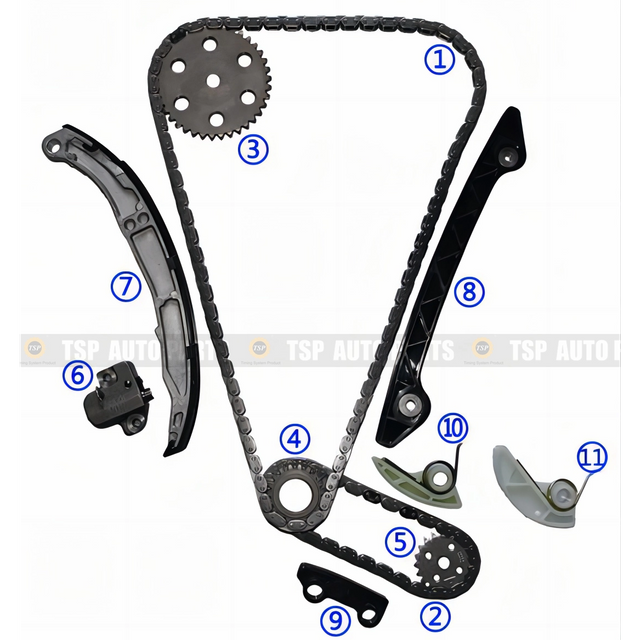 TK-FD064 Timing Chain Kit for FORD 2.3L 2.5L
