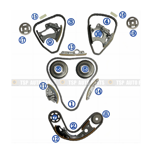 TK-VW026 Timing Chain Kit for VOLKSWAGEN 3.0T V6