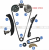 TK-TY016-V Timing Chain Kit for TOYOTA